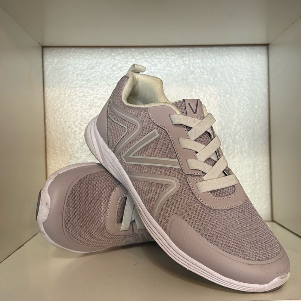 Vionic Shayma Mauve Pink Mesh Sneakers Orthopedic Wide Fit Comfort Size 8W